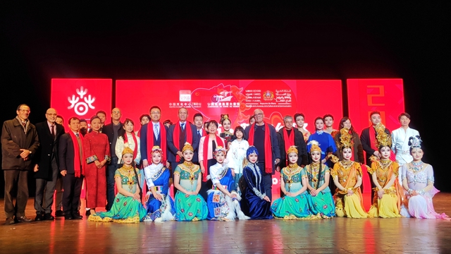 如意甘肃舞动地中海　欢乐春节情满摩洛哥