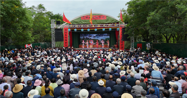 秦腔唱响庄浪梯田 共绘平凉乡土华章
