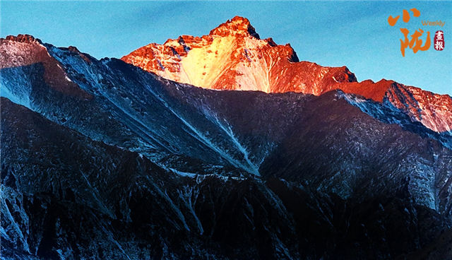 张掖肃南临松雪山：千峰披曙色　万壑沐玉辉