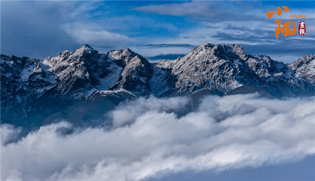 武威天祝马牙雪山：风写给天空的冰雪诗篇