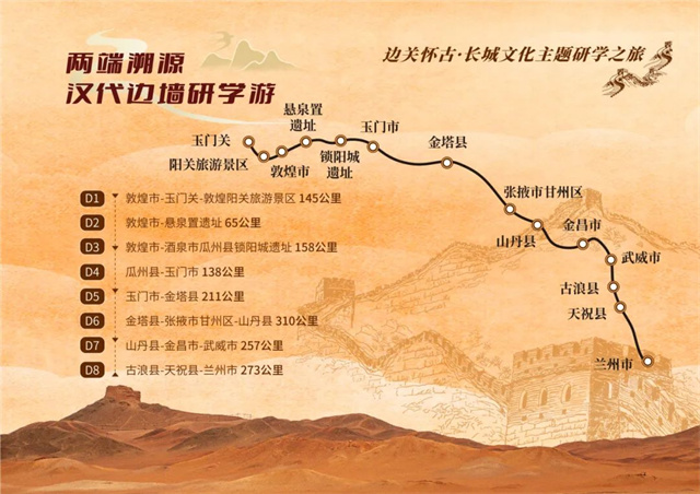 甘肃研学旅行主题线路课程集锦展示之二十七：两端溯源·汉代边墙研学游